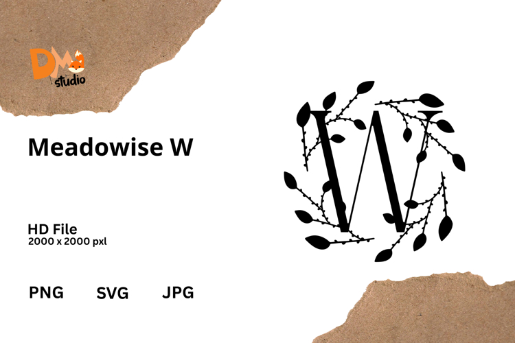 Floral Monogram Letter Svg Image 10