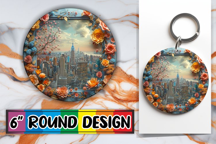 Scenic Round Ornament example image 1