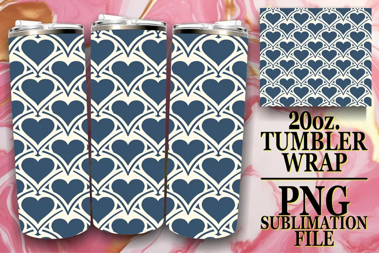Tropical Love Tumbler Design - Sublimation