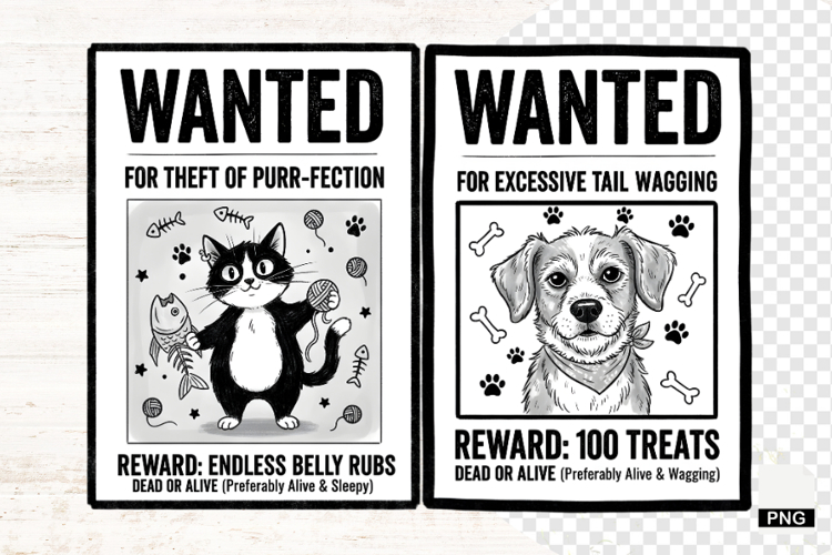 Wanted Animals PNG - Animals Clipart