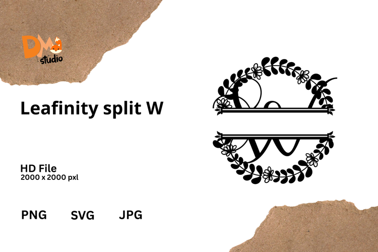 Leafinity Split Monogram