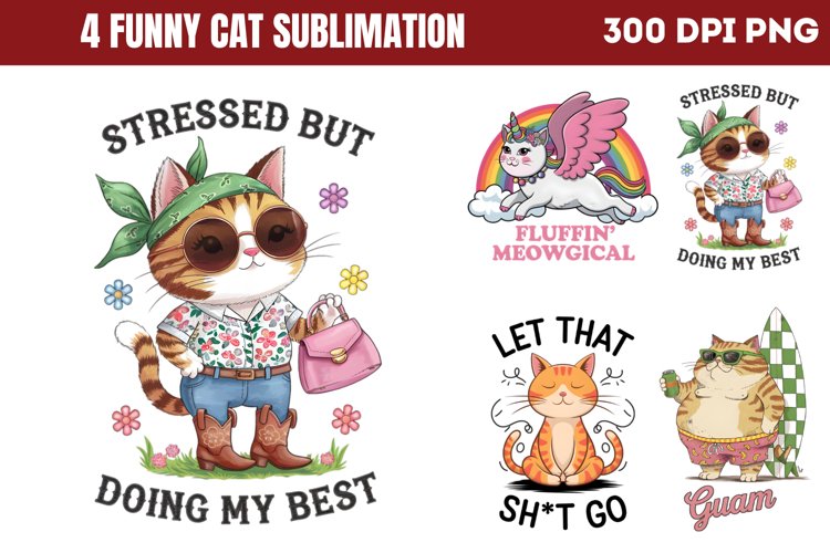 Funny Cat Svg Image 3