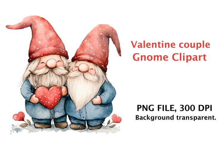 Valentine Gnome Clipart Image 13