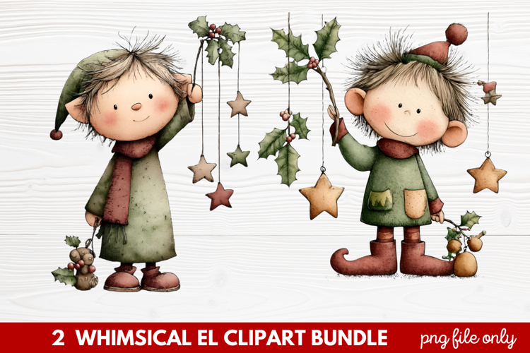 Cute Elf Clipart Image 22