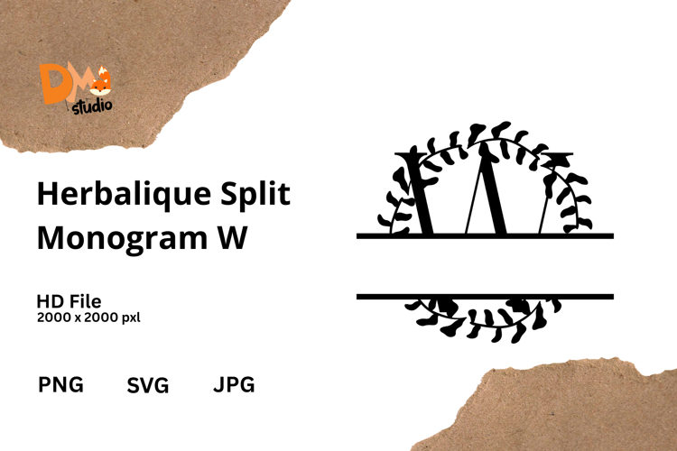 Herbalique Split Monogram