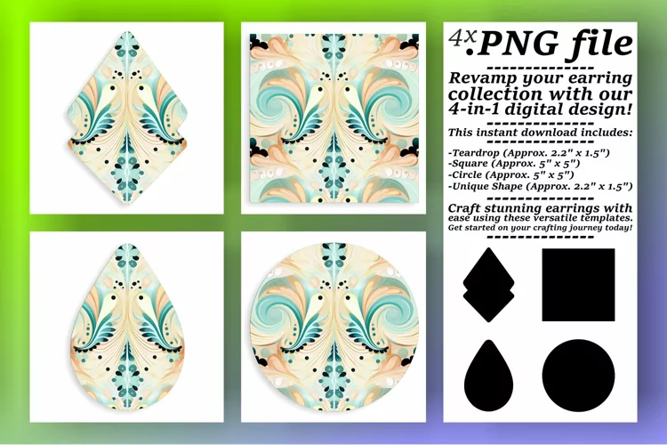 Boho Beauty in Every Shape: Sublimation Art