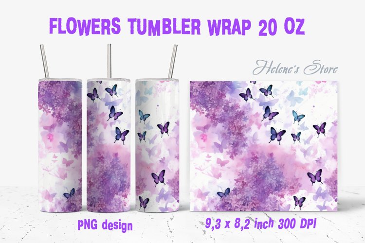 20 Oz Sublimation Tumbler Wrap Image 10