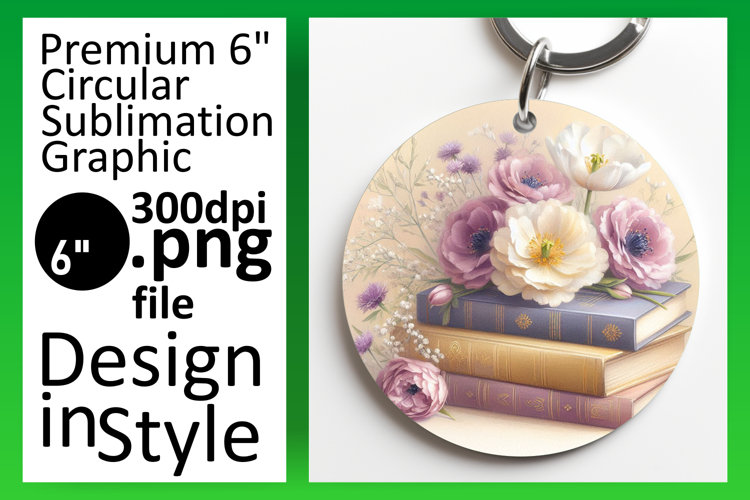 Bright Circle Design Coaster Artwork , Books