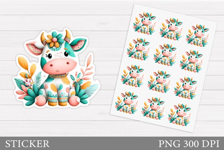 Cow Print Clipart Image 24