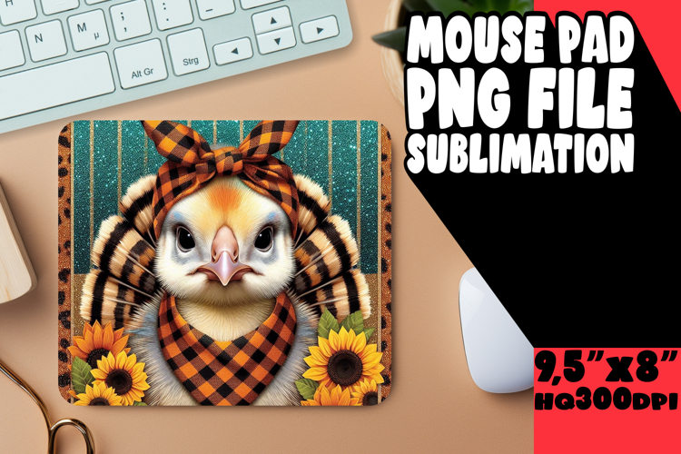 Joyful Mouse Pad Designs PNG, Cute Animals