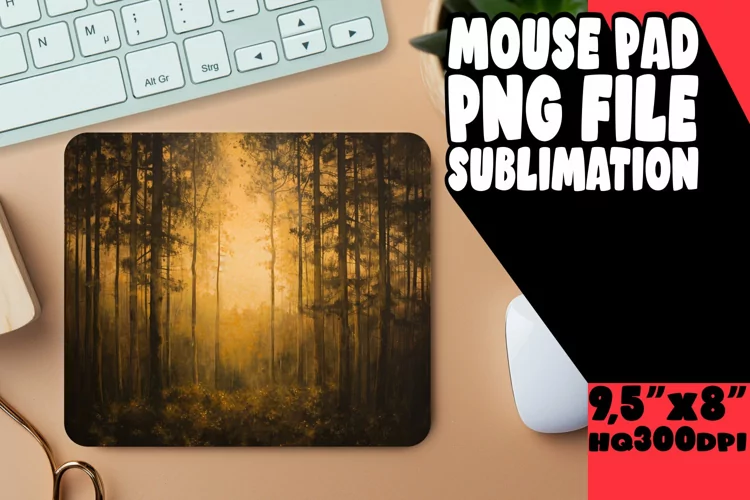 Majestic Beauty Mouse Pad Sublimation