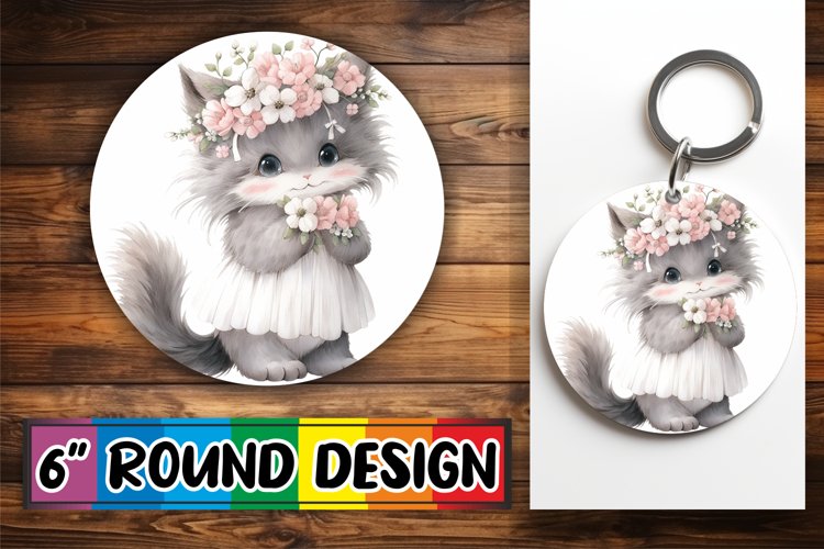 Sweet Cat Lover Car Coaster