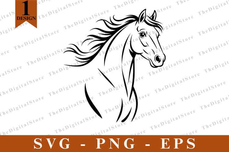Horse Heart Svg