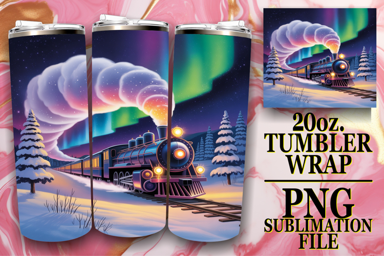 Joyful Inspirations 20oz tumbler wrap, Christmas