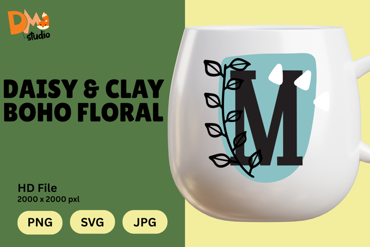 Floral Letter Svg Image 2