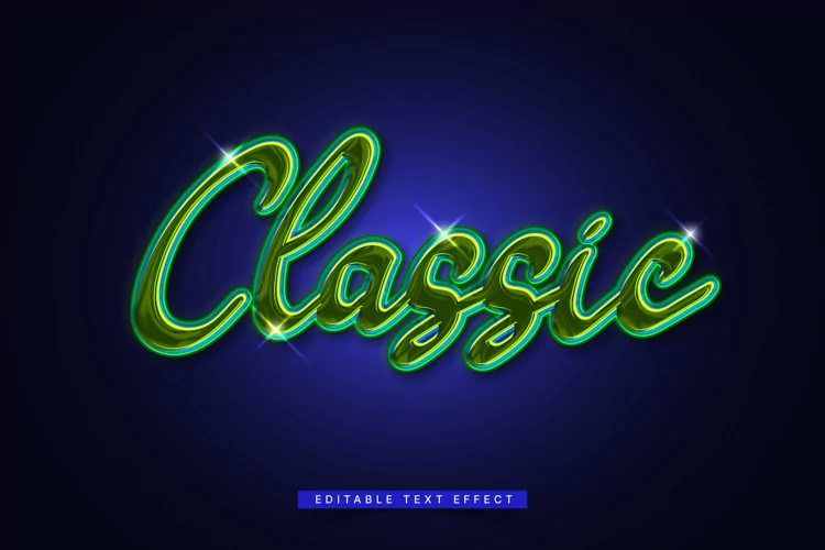 Editable Text Effect for Illustrator. Vector Graphic styles