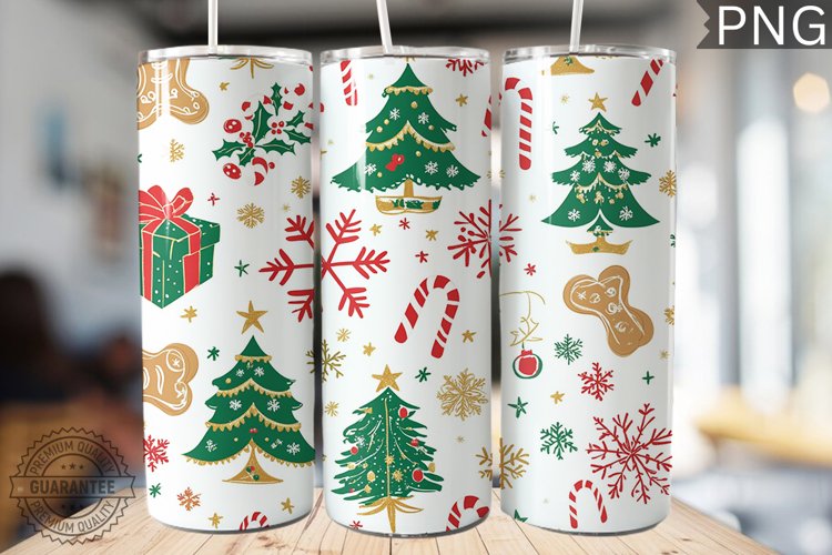 Christmas Tumbler Wrap