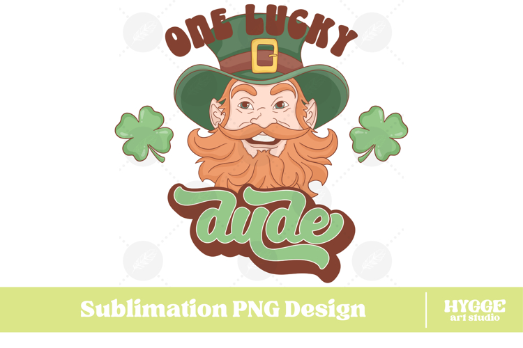 Happy St Patricks Day PNG DTF Irish Lucky Leprechaun Beer