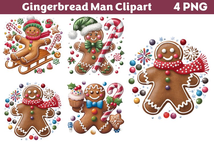 Gingerbread Clipart Image 16