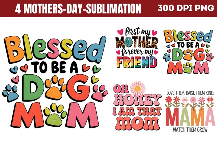 Mother's Day Sublimation Designs Image 18