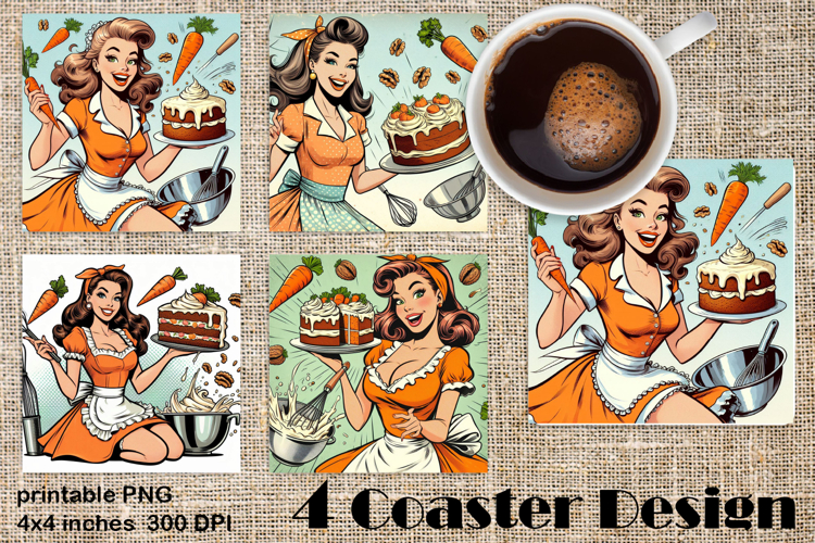 Housewife Pin-up Stand with Easter Platter