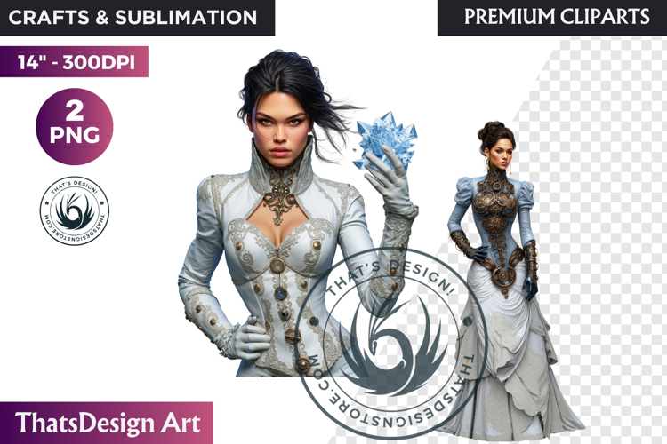 Steampunk Winter Fantasy Sublimation Graphics PNG clipart