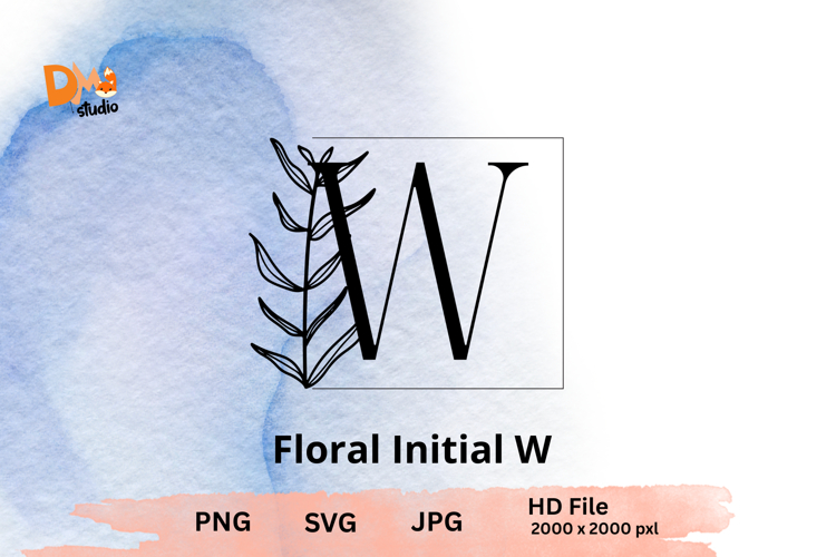 Leaf Monogram Svg Image 16
