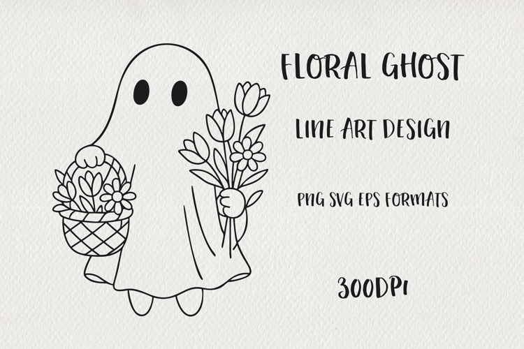 Floral Outline Svg Image 18