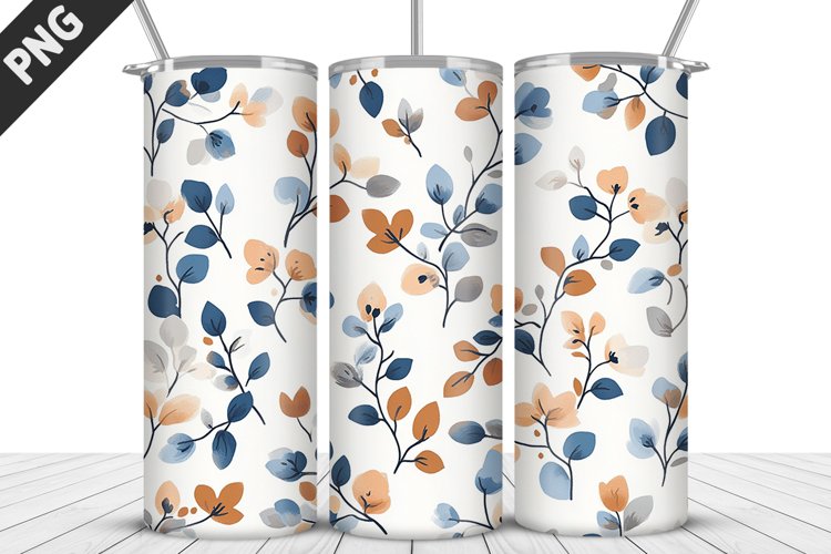 Flowers Tumbler Wrap | Sublimation Design | Tumbler PNG