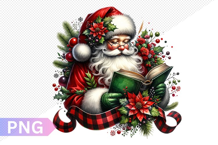 Santa Christmas Clipart Image 13