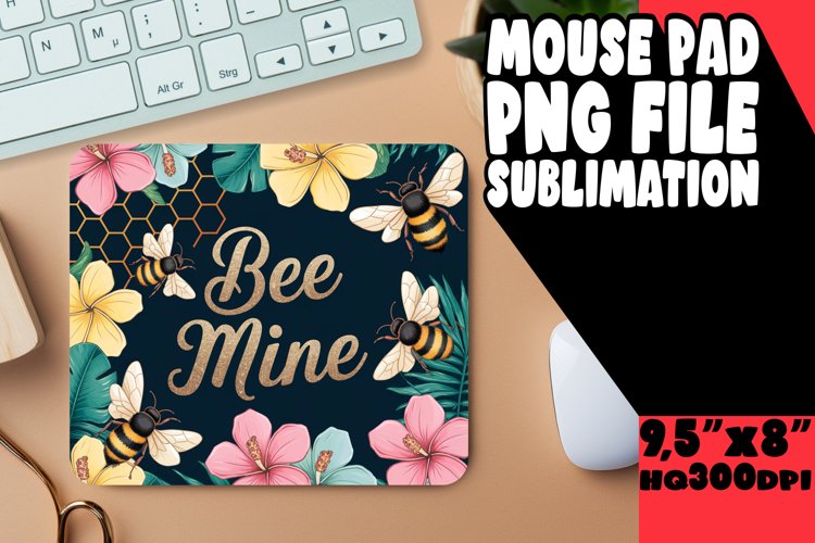 BRIGHT MOUSE MAT ARTISTIC IDEAS, Bee