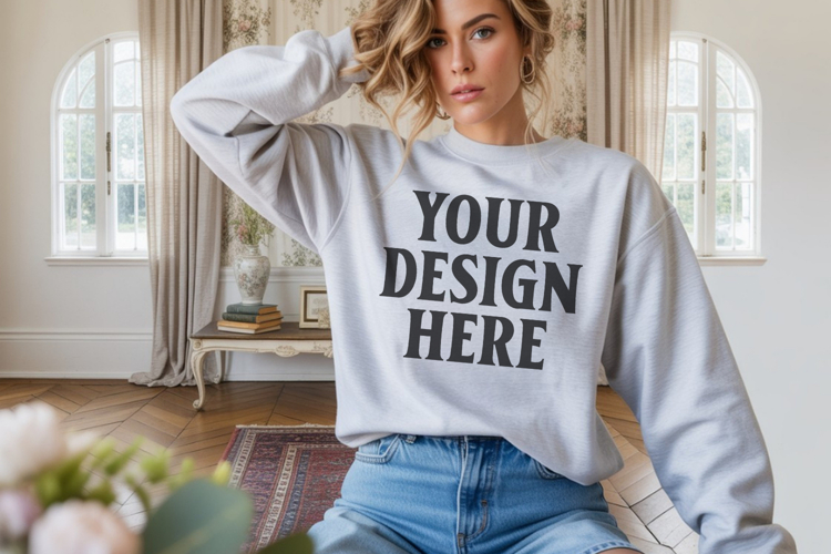 Sweatsuit Mockup Image 15