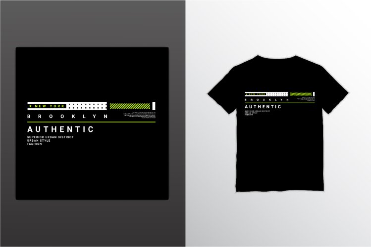 Brooklyn writing design, suitable for screen printing