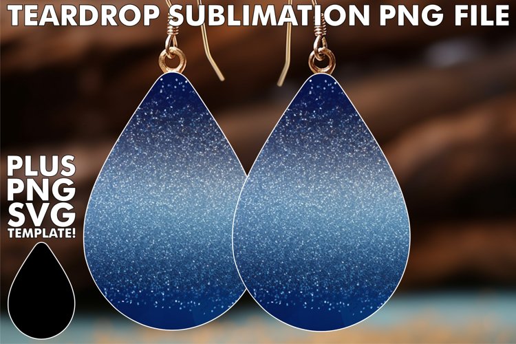 Glitter Trends: Ombre Teardrop Earring Magic