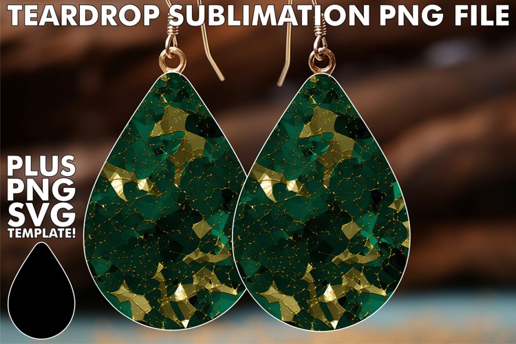 Elegant Green Sublimation Jewelry example image 1