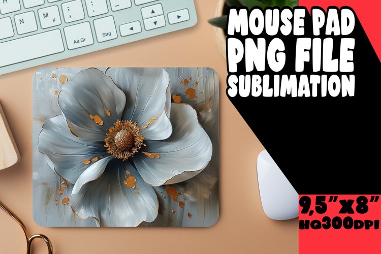 Spring Blossom Bliss: Sublimated Mouse Pad Designs Art PNG
