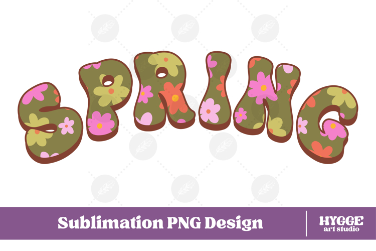 Floral Spring Png Retro Flowers Sublimation Daisy Daisies