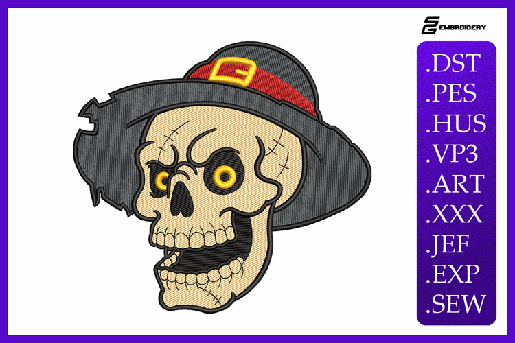 Halloween Haunted House Embroidery Designs For Machine