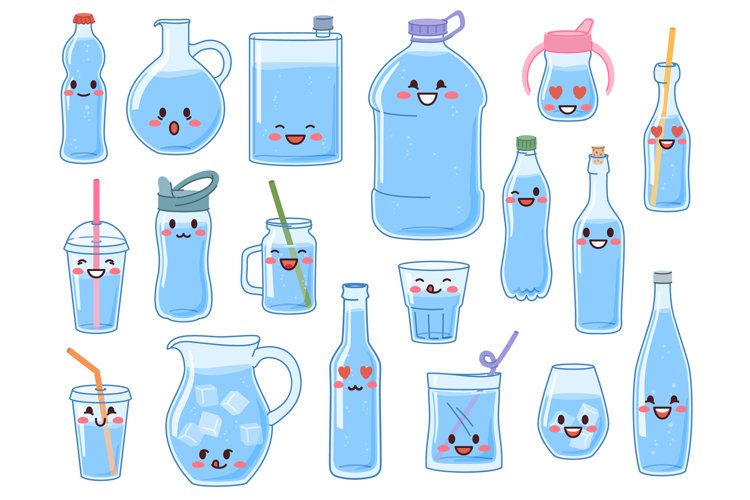 Water Bottle Clipart Image 24
