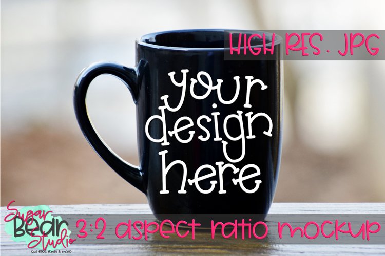 Left Handed Mug Mockup example image 1