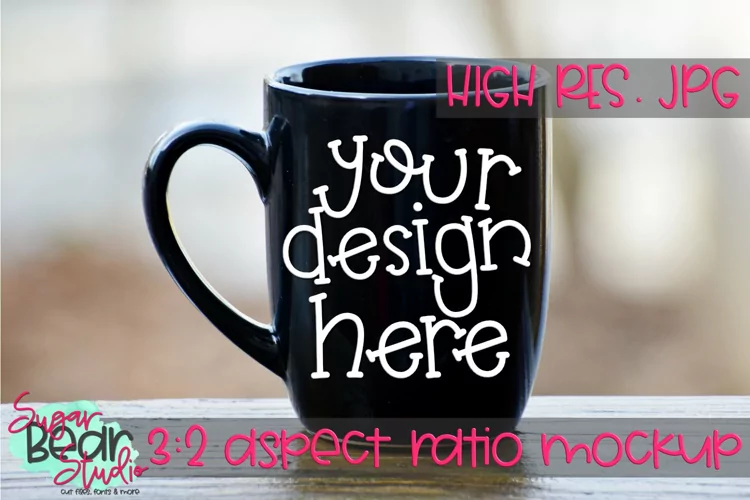 Left Handed Mug Mockup
