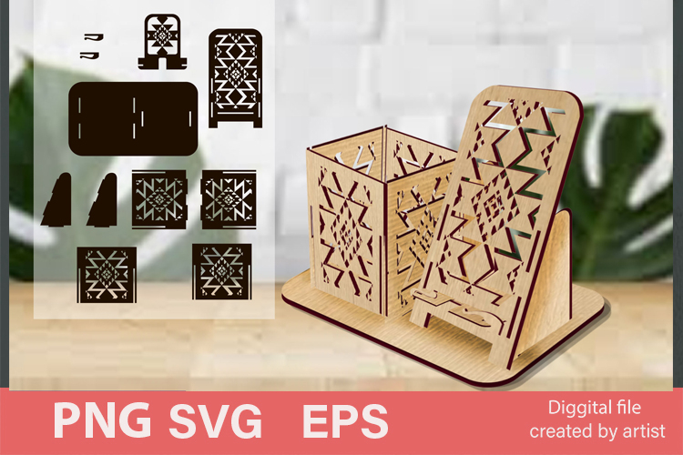 organizer laser cut svg, boho organizer, vector organizer
