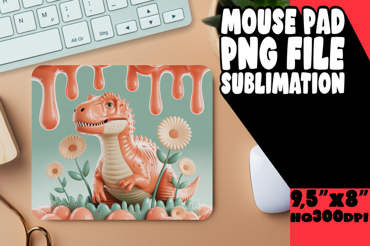 UNIQUE MOUSE MAT GIFT IDEAS, Cute Dino
