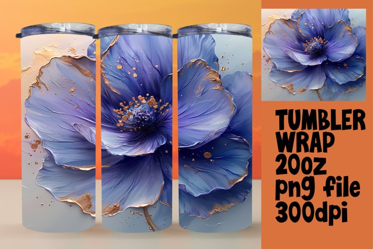 Springtime Bloom: Sublimated Tumbler Design