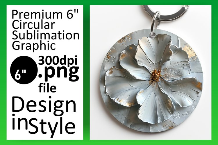 Whimsical Garden: Sublimation Round Designs PNG example image 1