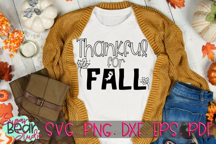 Thankful For Fall - A Fall SVG