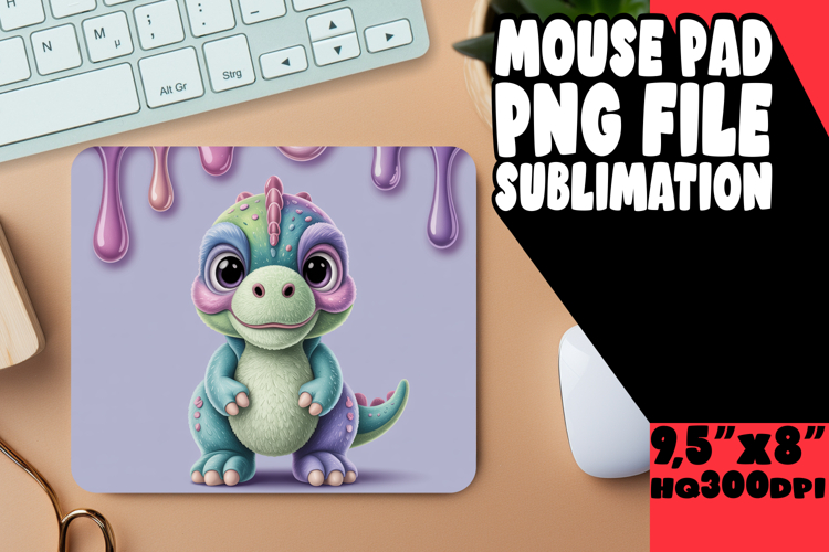 TIMELESS DESK PAD CLASSIC DESIGN, Cute Dino