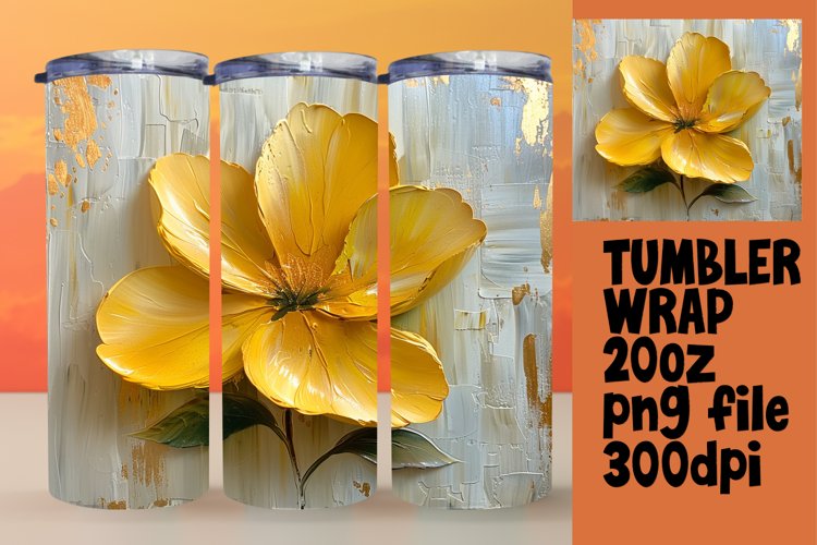 Enchanted Garden: Sublimation Tumbler Design