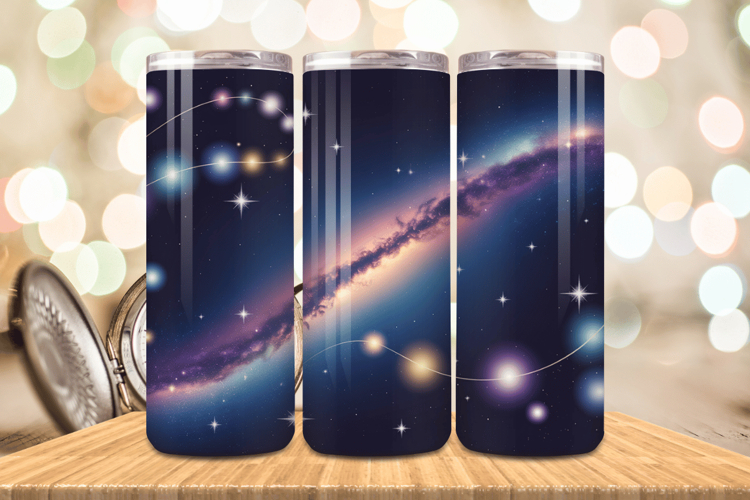 Festive Happy New Year Tumbler Wrap 2026: 20oz Skinny Tumble