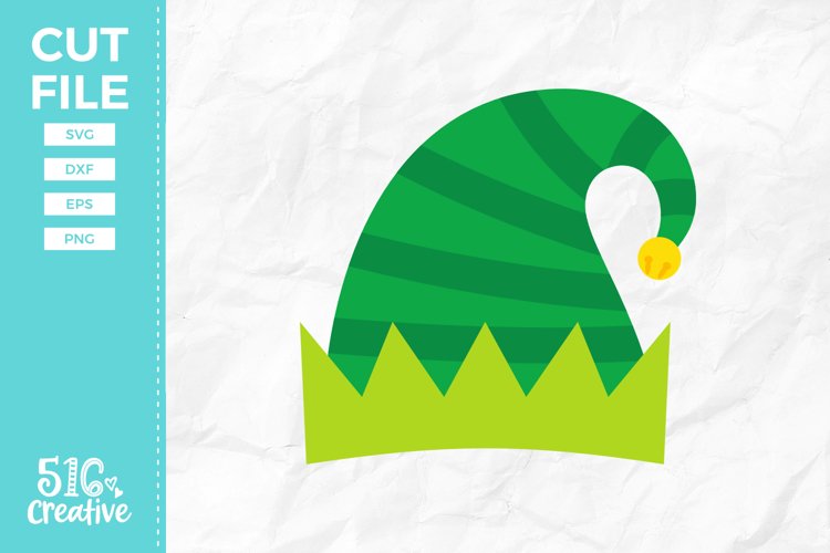 Elf Hat SVG DXF EPS PNG example image 1